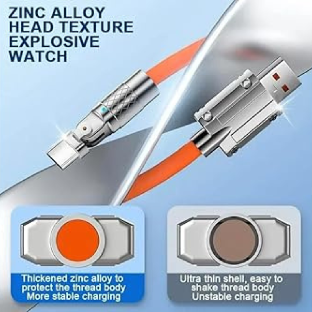 FlexiCharge 120W– Cable USB-C 180° Fast Charge
