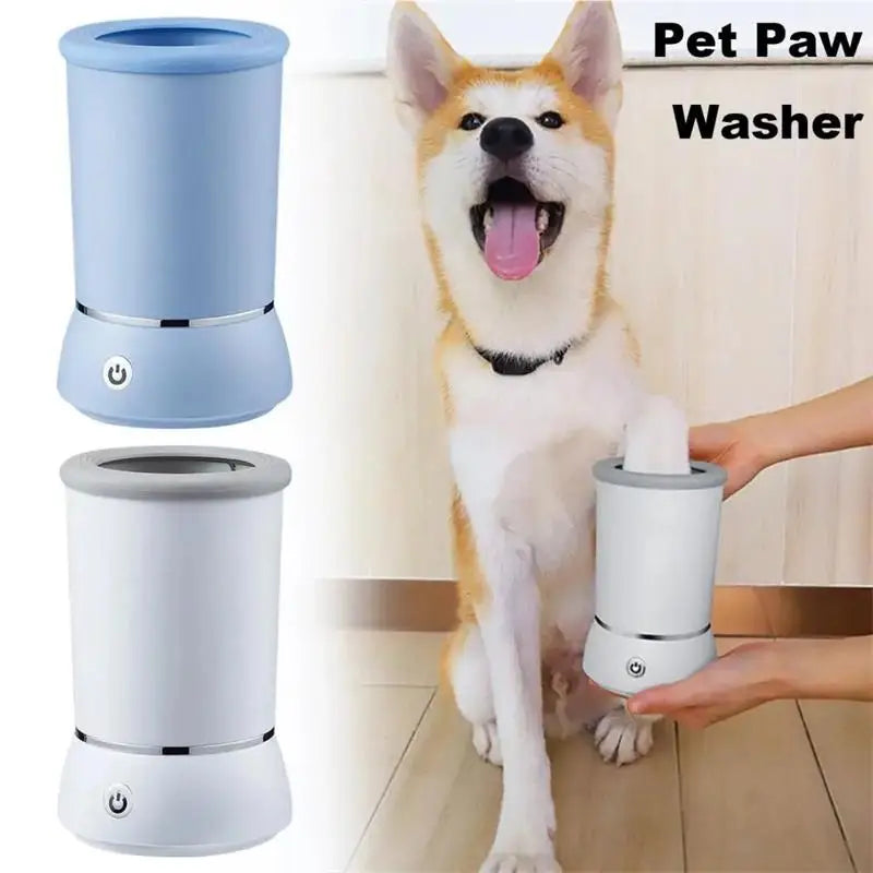Automatic Electric Pet Paw Cleaner - Portable, Low Noise Foot Washing Cup for Dogs and Cats